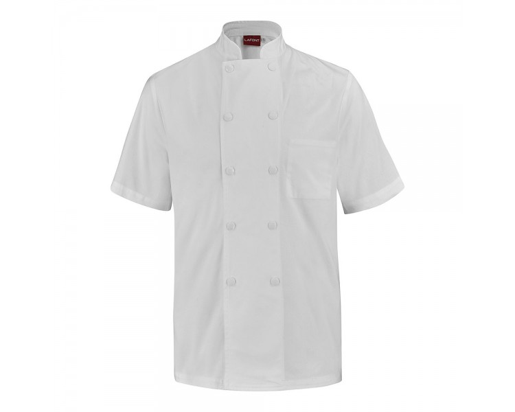 Veste cuisine mixte MC 100% coton