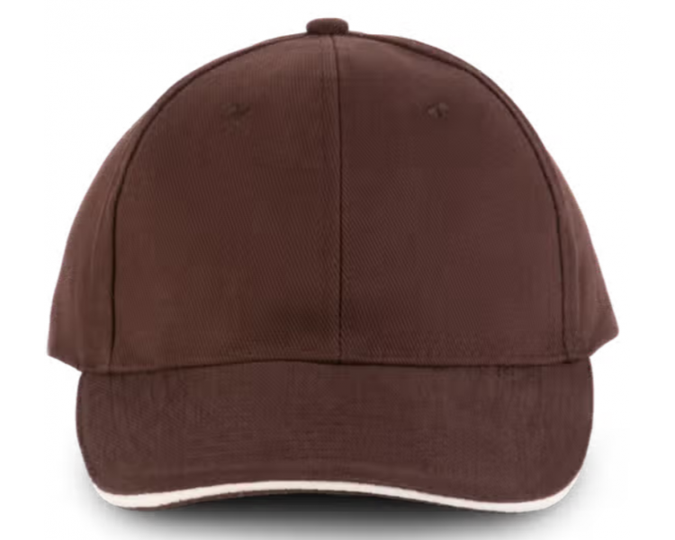Casquette 100% coton - Chocolat